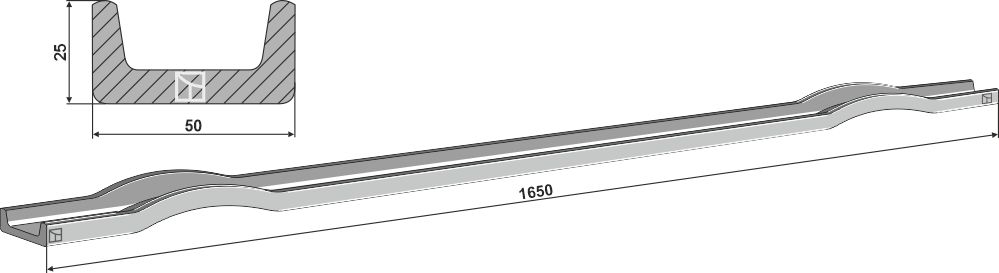 Kratzbodenleiste |69-7-474 Industriehof Scherenbostel | Kratzbodenleiste (69-7-474)