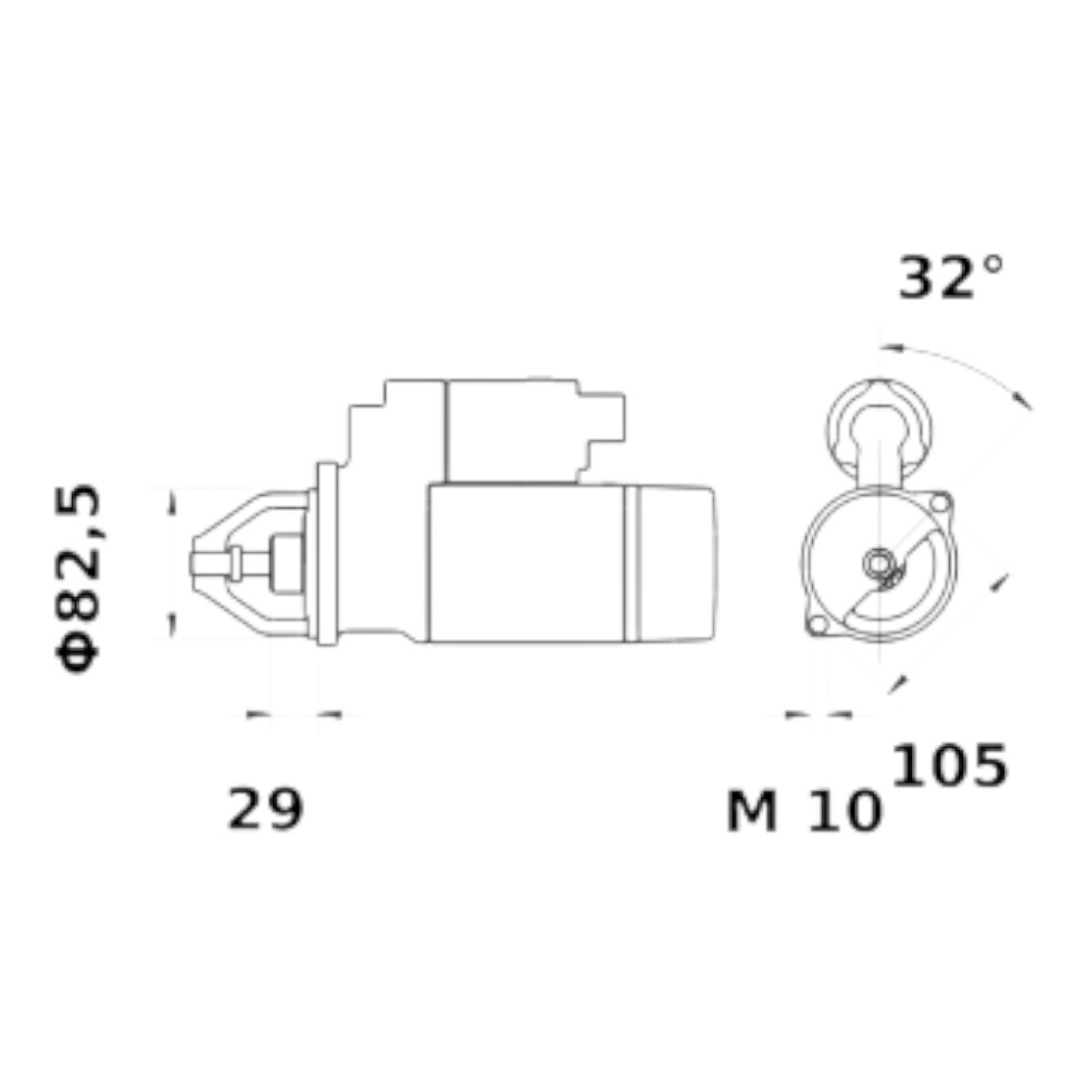 MAHLE Anlasser, Starter MAHLE Anlasser, Starter