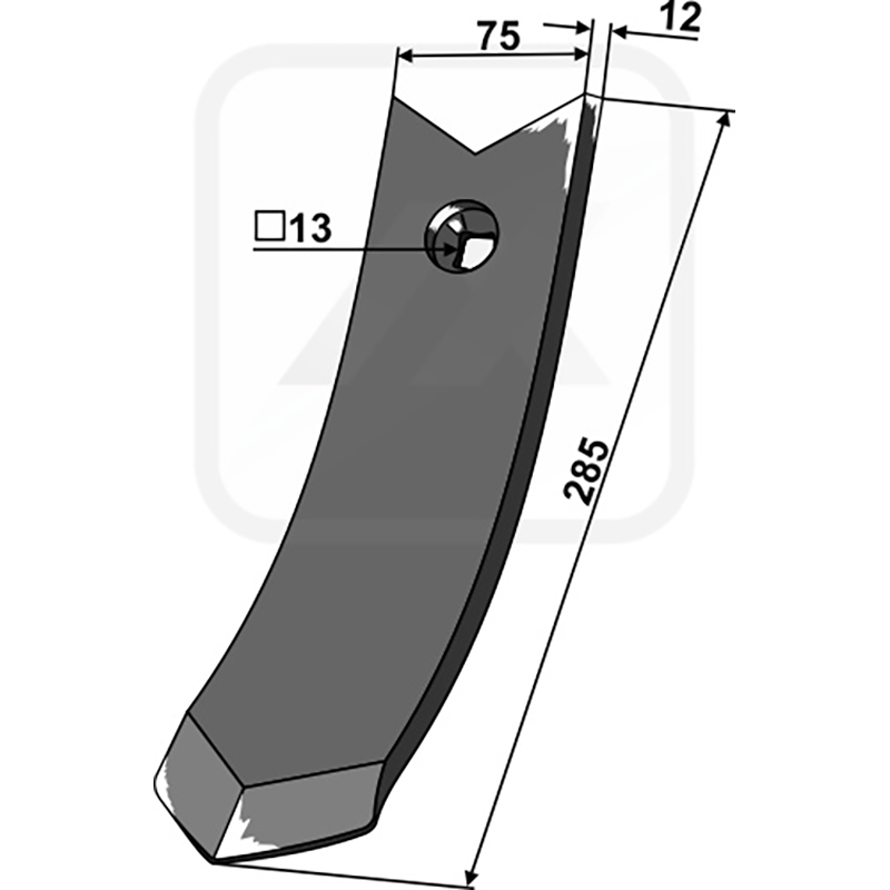 Landwirtschaft Bodenbearbeitung Grubber Schare & Leitbleche Scharspitze Farmet