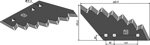 Futtermischwagenmesser