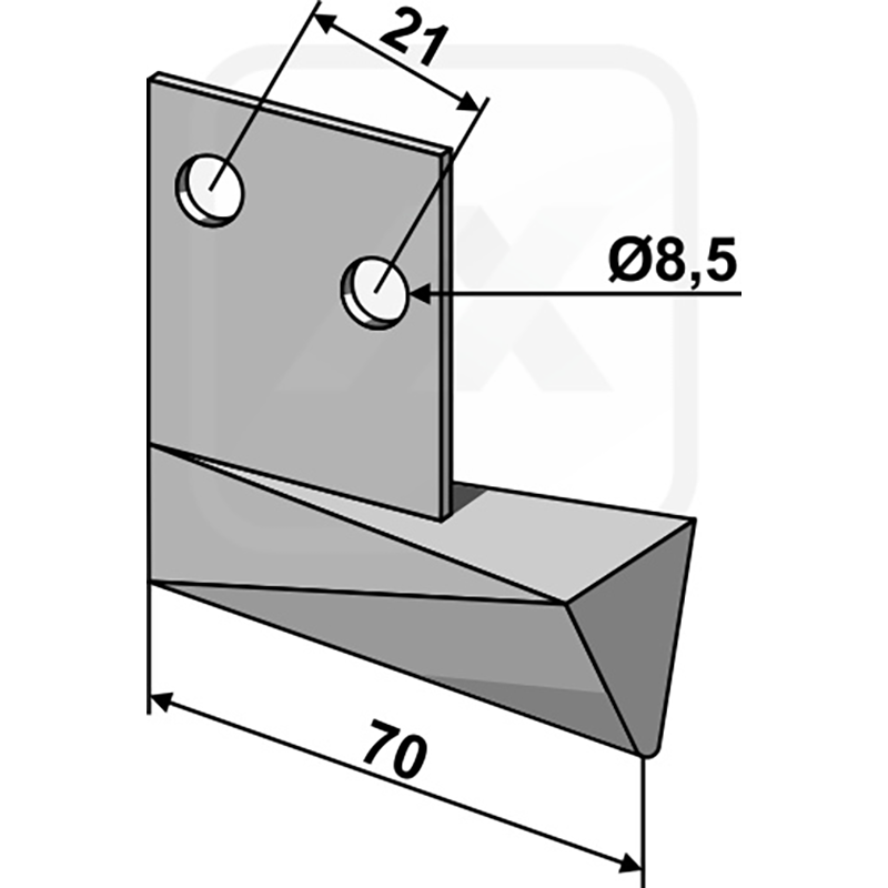 Landwirtschaft Bodenbearbeitung Grubber Schare & Leitbleche Gülle-Schar Landwirtschaft Bodenbearbeitung Grubber Schare & Leitbleche Gülle-Schar