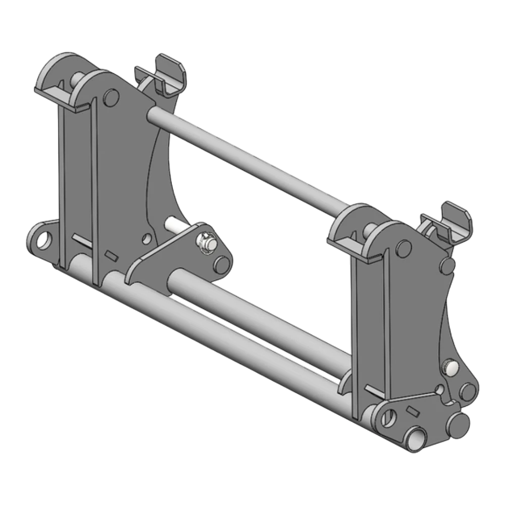 Adapterrahmen Claas Targo auf Mailleux – Adapteransicht 1
