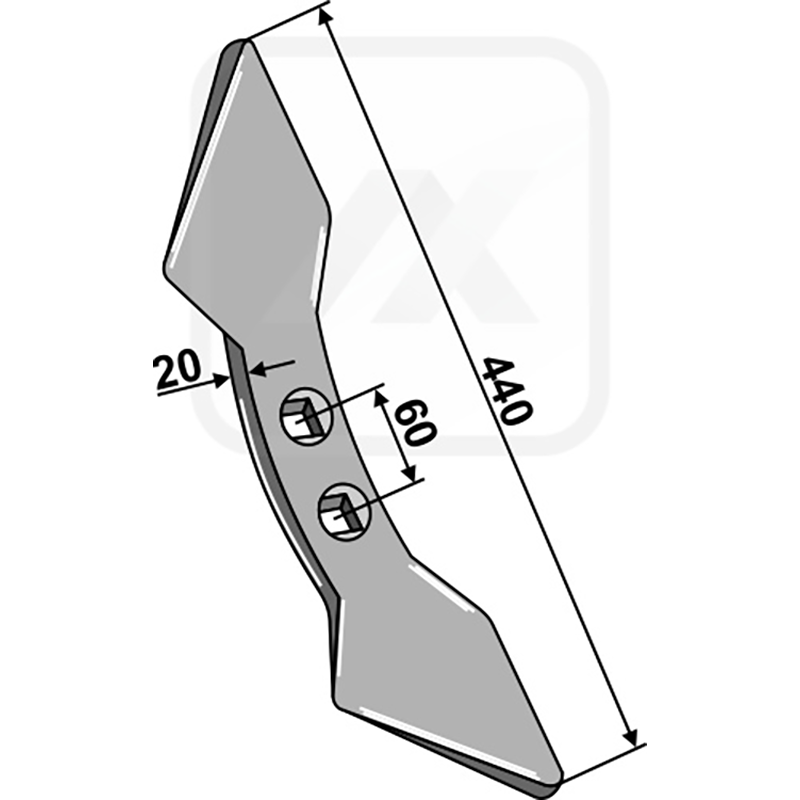Landwirtschaft Bodenbearbeitung Grubber Schare & Leitbleche Doppelherzschar 60 Howard Landwirtschaft Bodenbearbeitung Grubber Schare & Leitbleche Doppelherzschar 60 Howard