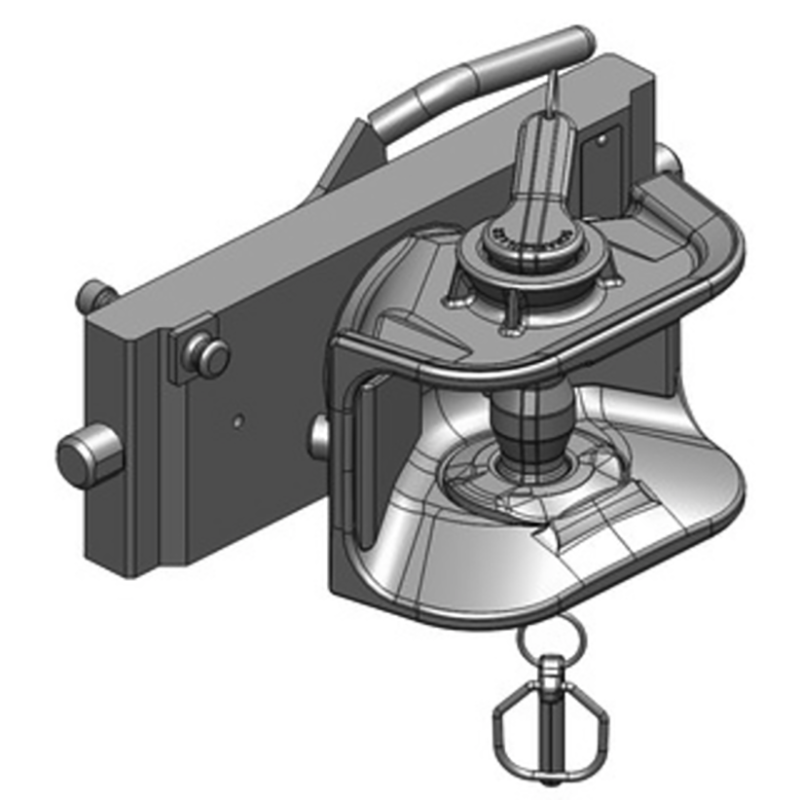 Traktorentechnik Anhängetechnik Scharmüller Zugmaul Standard mit Adapterplatte #03.3305.06-A02