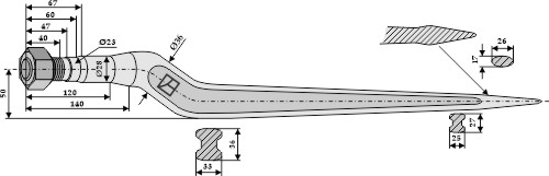 Silozinken 880mm