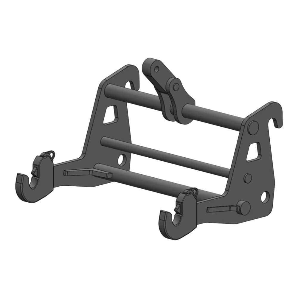 Adapterrahmen Weidemann SERIE 40 auf 3-Punkt KAT 2 – Produktbild 1 Adapterrahmen Weidemann SERIE 40 auf 3-Punkt KAT 2 – Adapteransicht 1
