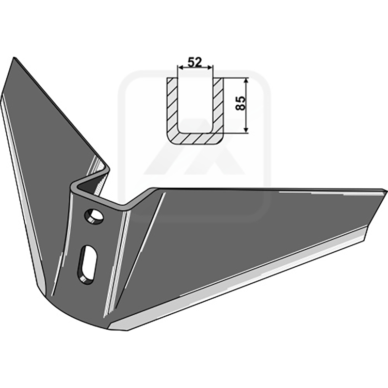 Landwirtschaft Bodenbearbeitung Grubber Schare & Leitbleche Flügelschar Quivogne Landwirtschaft Bodenbearbeitung Grubber Schare & Leitbleche Flügelschar Quivogne