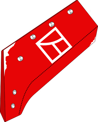 33.0085 Pflugteil Wechselspitzenschar - 14'' - links (KK063017) passend für Kverneland