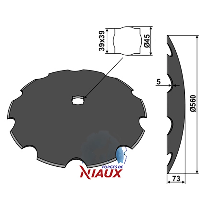 Landwirtschaft Bodenbearbeitung Scheibeneggen Scheibe gezackt Simba Landwirtschaft Bodenbearbeitung Scheibeneggen Scheibe gezackt Simba