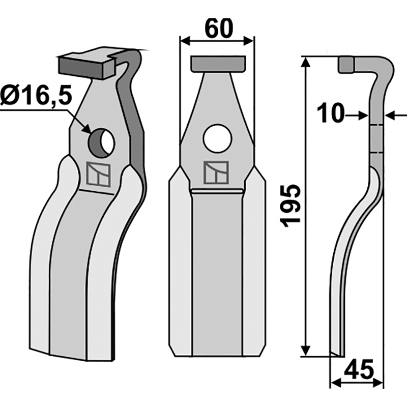 PEG-06 Rotorzinken Pegoraro 6955 Rotorzinken IHOF PEG-06