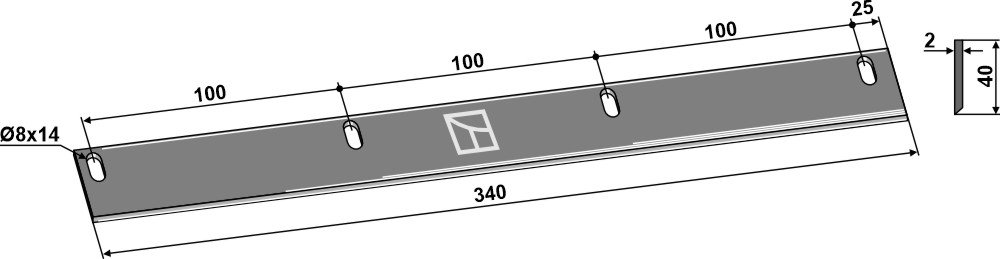 Futtermischwagenmesser