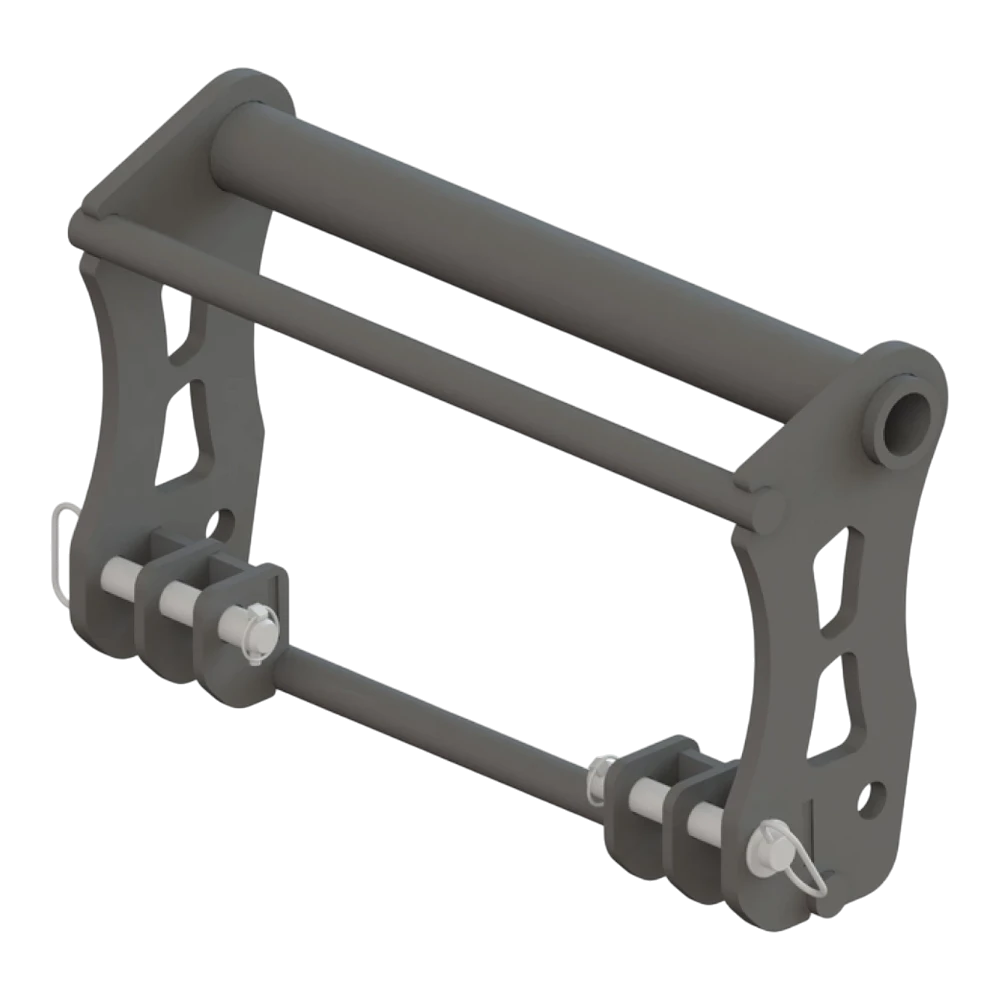 Adapterrahmen Manitou auf Weidemann SERIE 30 – Adapteransicht 2