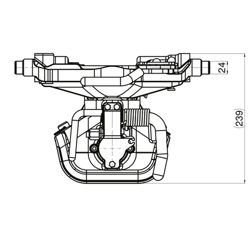 Anhängekupplung Scharmüller 05.3303.221-A11 330 mm Breite Fendt-Grau