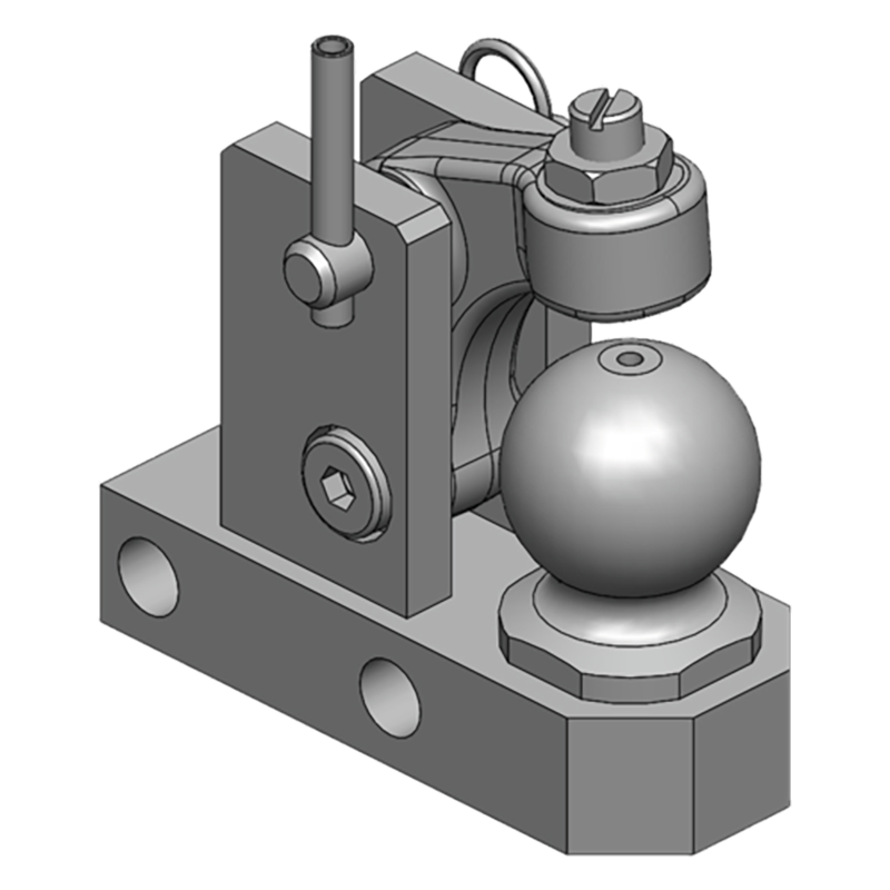 Anhängetechnik Scharmüller Zwangslenkungsteil K50 Selbstanbau-Sets #00.960.053.0-A02