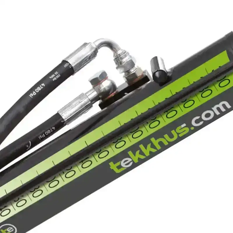 Hydraulischer Oberlenker KAT 2 mit CBM-Fanghaken und 2 Schläuchen / Stecker Hydraulischer Oberlenker KAT 2 mit CBM-Fanghaken