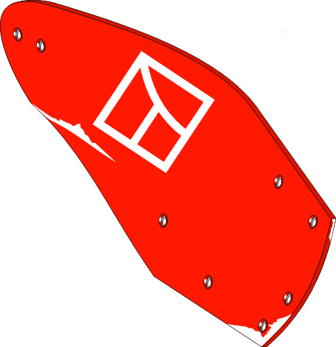 34.0104 Pflugteil Streichblech-Hinterteil - rechts (612108) Pflugteil Streichblech-Hinterteil - rechts (612108) 34.0104 von Industriehof
