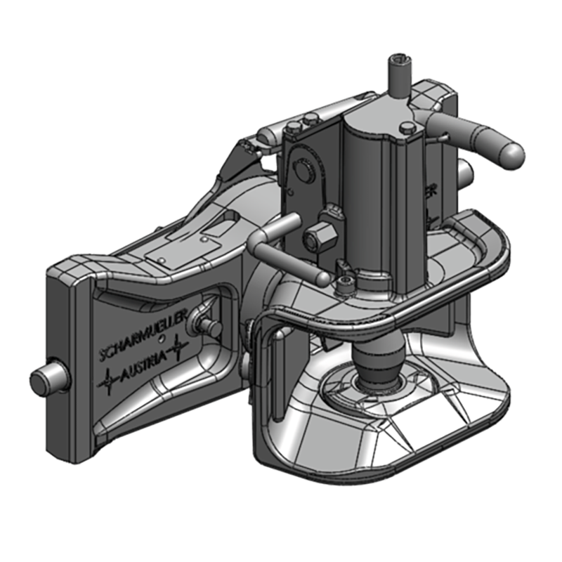 Traktorentechnik Anhängetechnik Scharmüller Zugmaul Standard mit Adapterplatte #07.3893.292-A02 Traktorentechnik Scharmüller Zugmaul Standard mit Adapterplatte 07.3893.292-A02