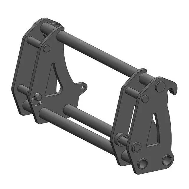 Schnellwechselrahmen Euroaufnahme auf Schäffer-Lader 870T Agri-Power Schnellwechselrahmen von Euroaufnahme auf Schäffer-Lader 870T 442061