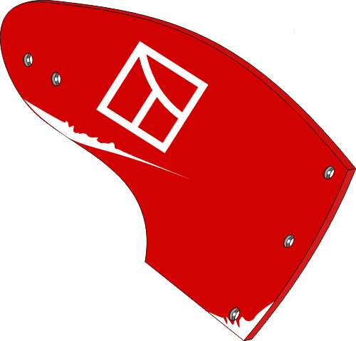 38.0019 Pflugteil Streichblech-Hinterteil - rechts (PK5.001.02) 38.0019 Pflugteil Streichblech-Hinterteil - rechts (PK5.001.02) passend für Vogel und Noot