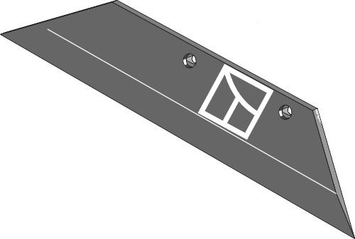 36.0155 Pflugteil Wechselspitzenschar - 20'' - rechts (35044 - 41653504409) passend für Överum