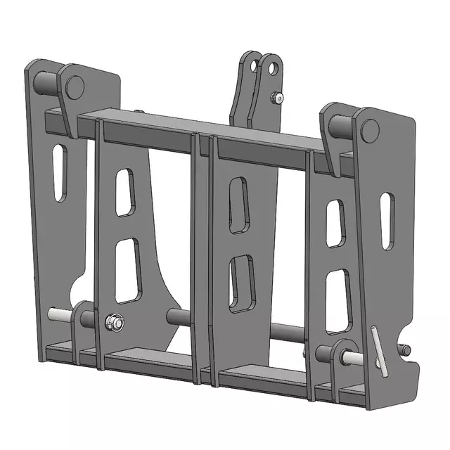 Agri-Power Schnellwechselrahmen von 3-Punkt KAT 2 auf JCB Q-FIT Q-FIT REG 412234