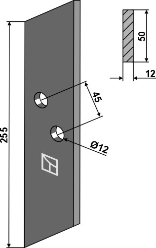 Messer 255mm |ind-304 Industriehof Scherenbostel | Messer 255mm (ind-304)