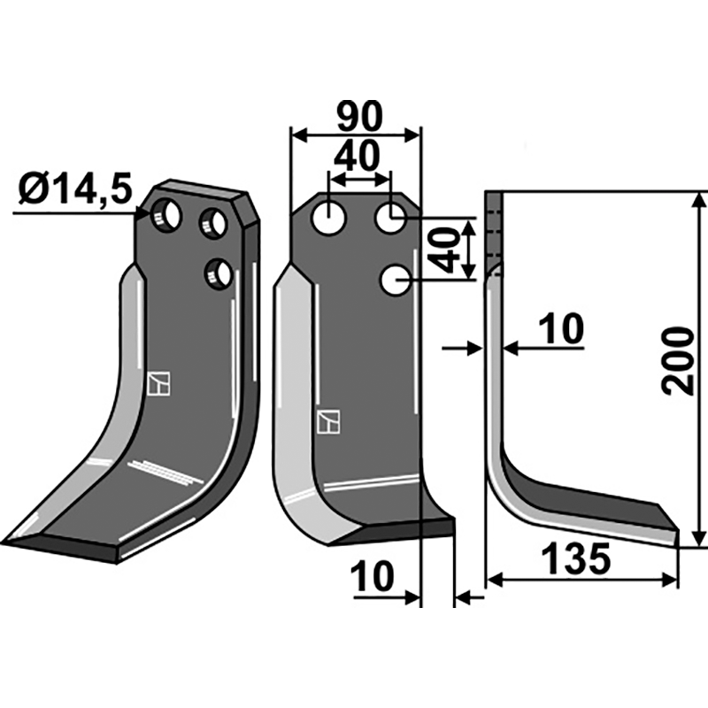 TOR-31R Fräsmesser, rechte Ausführung Tortella 2985508 Fräsmesser, rechte Ausführung IHOF TOR-31R