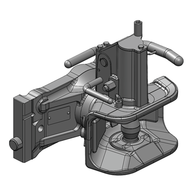 Traktorentechnik Anhängetechnik Scharmüller Zugmaul Standard mit Adapterplatte #05.3303.221-A11