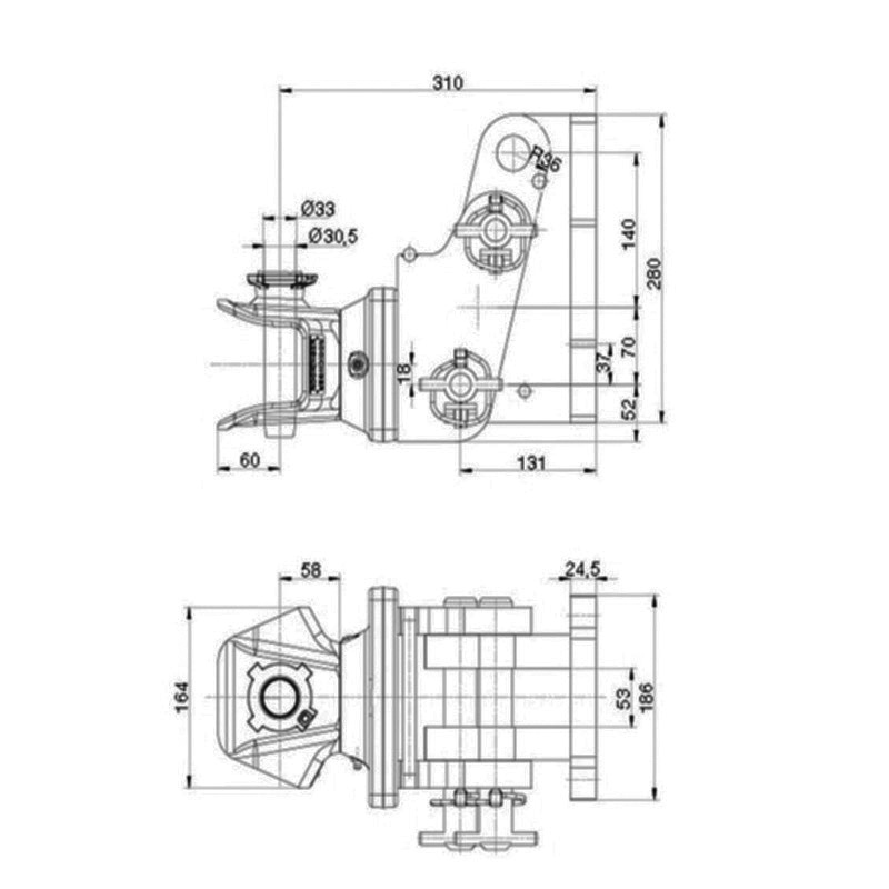 Anhängekupplung John Deere Anhängekupplung John Deere