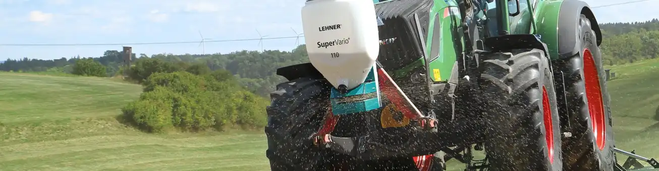 LEHNER Streuer LEHNER 12 Volt-Streuer für Zwischenfrüchte und Grassaaten