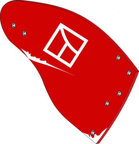 38.0021 Pflugteil Streichblech-Hinterteil - rechts (PK8.001.09) 38.0021 Pflugteil Streichblech-Hinterteil - rechts (PK8.001.09) passend für Vogel und Noot
