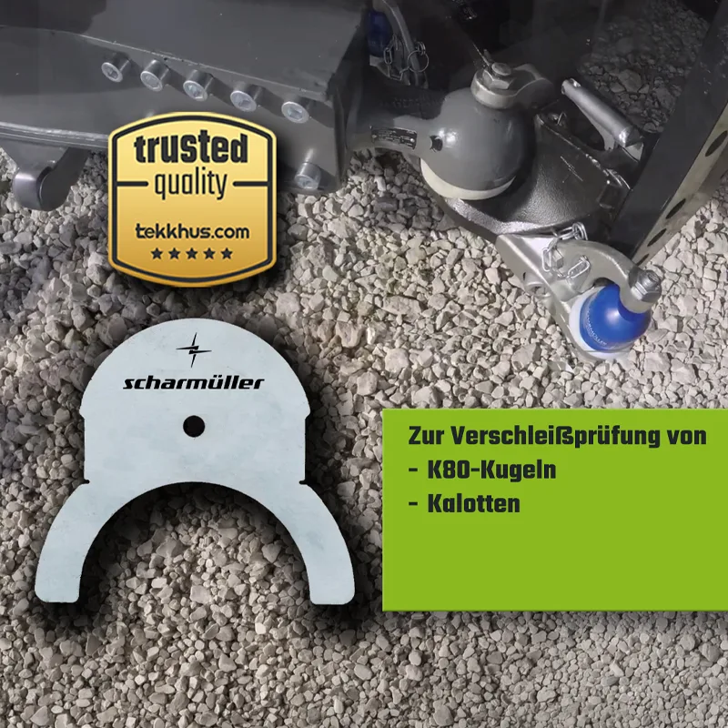 Prüflehre für K80-Zugkugel Verschleisslehre Prueflehre für K80-Kalotten