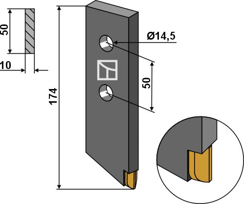 Schraubzinken - Hartmetall |101.ext-1198 Schraubzinken - Hartmetall (101.ext-1198)