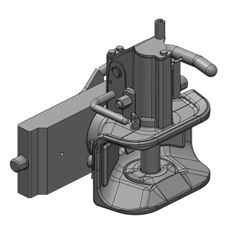 Traktorentechnik Anhängetechnik Scharmüller Zugmaul Standard mit Adapterplatte #03.3351.221-A11 Traktorentechnik Anhängetechnik Scharmüller Zugmaul Standard mit Adapterplatte #03.3351.221-A11