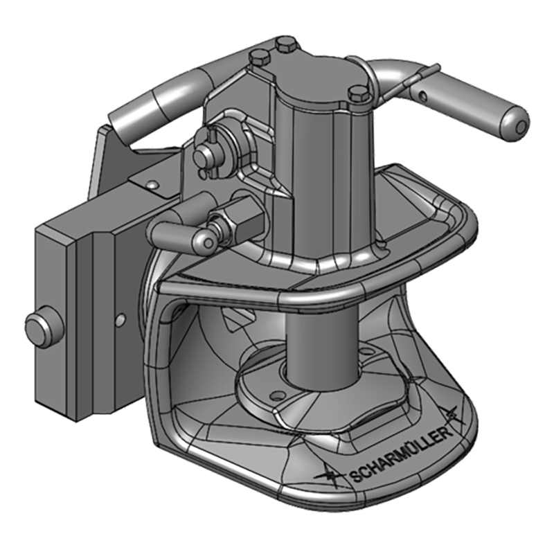 Traktorentechnik Anhängetechnik Scharmüller Zugmaul Standard mit Adapterplatte #05.1607.00-A02 Traktorentechnik Anhängetechnik Scharmüller Zugmaul Standard mit Adapterplatte #05.1607.00-A02