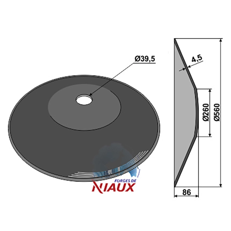 Landwirtschaft Bodenbearbeitung Scheibeneggen Scheibe glatt John Deere