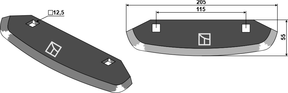 Futtermischwagenmesser