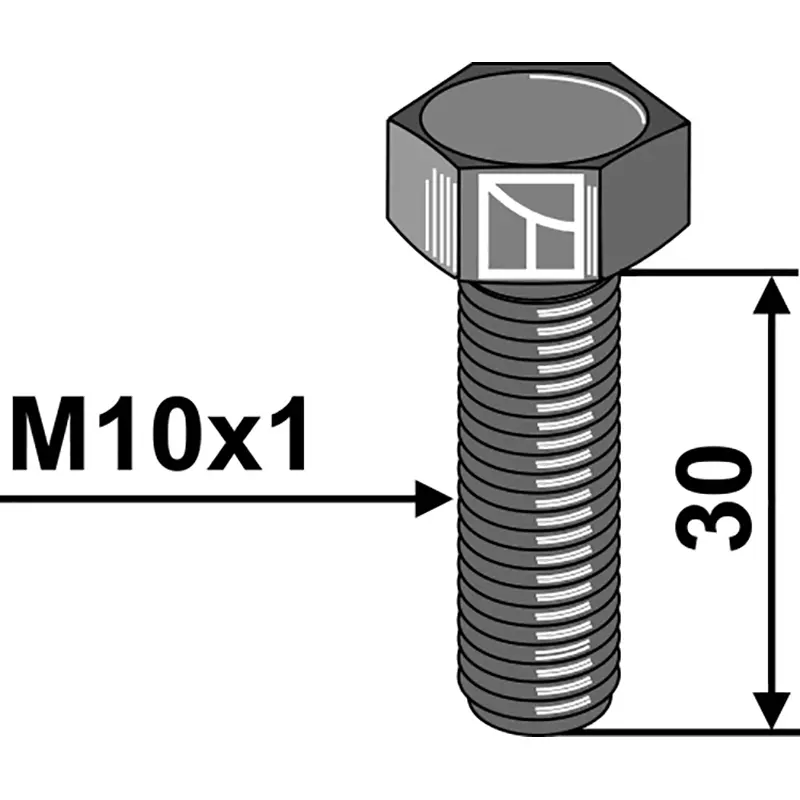 Landwirtschaft Bodenbearbeitung Scheibeneggen Zubehör Schraube M10x1x30 Landwirtschaft Bodenbearbeitung Scheibeneggen Zubehör Schraube M10x1x30