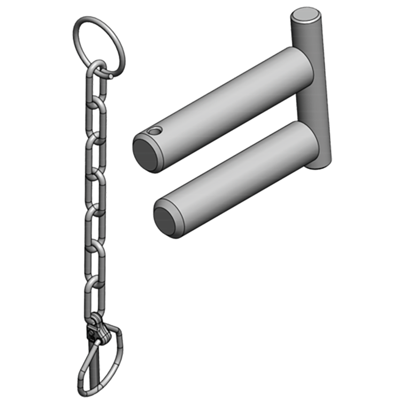 Scharmüller Verriegelungsbolzen doppelt m. Kette Ø20x99 #00.442.225.0 Ersatzteil Scharmüller Verriegelungsbolzen doppelt m. Kette Ø20x99 00.442.225.0