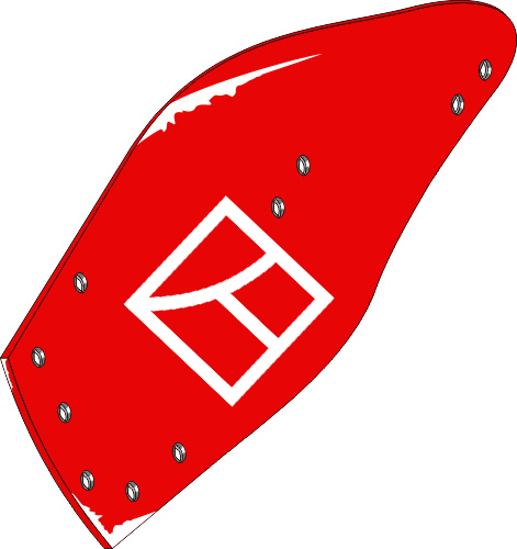 33.0051 Pflugteil Streichblech-Hinterteil - 12'' - links (KK07328194) passend für Kverneland