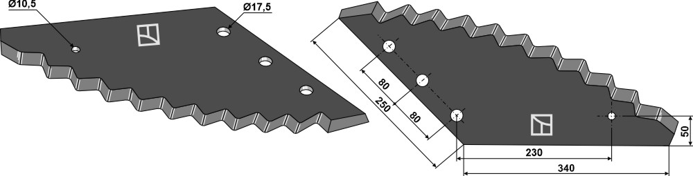 Futtermischwagenmesser