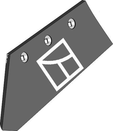 35.0039 Pflugteil Meißelschar - 14'' - links (172417) 35.0039 Pflugteil Meißelschar - 14'' - links (172417) passend für Grégoire Besson