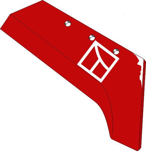 38.0097 Pflugteil Schnabelschar - 16'' - rechts (LK2.000.05A) passend für Vogel und Noot