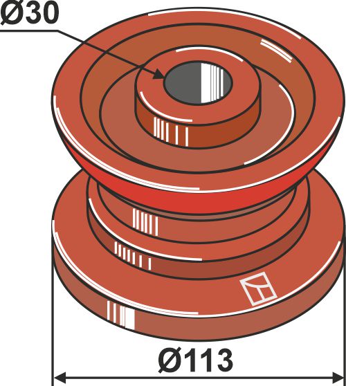 Umlenkrolle Ø 113 |69-9-251 Umlenkrolle Ø 113 (69-9-251)