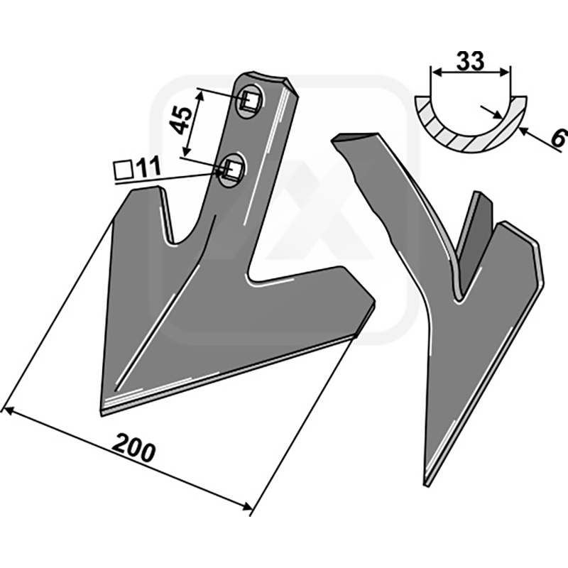 Landwirtschaft Bodenbearbeitung Grubber Schare & Leitbleche Gänsefussschar Einböck|Köckerling Allrounder Landwirtschaft Bodenbearbeitung Grubber Schare & Leitbleche Gänsefussschar Einböck|Köckerling Allrounder