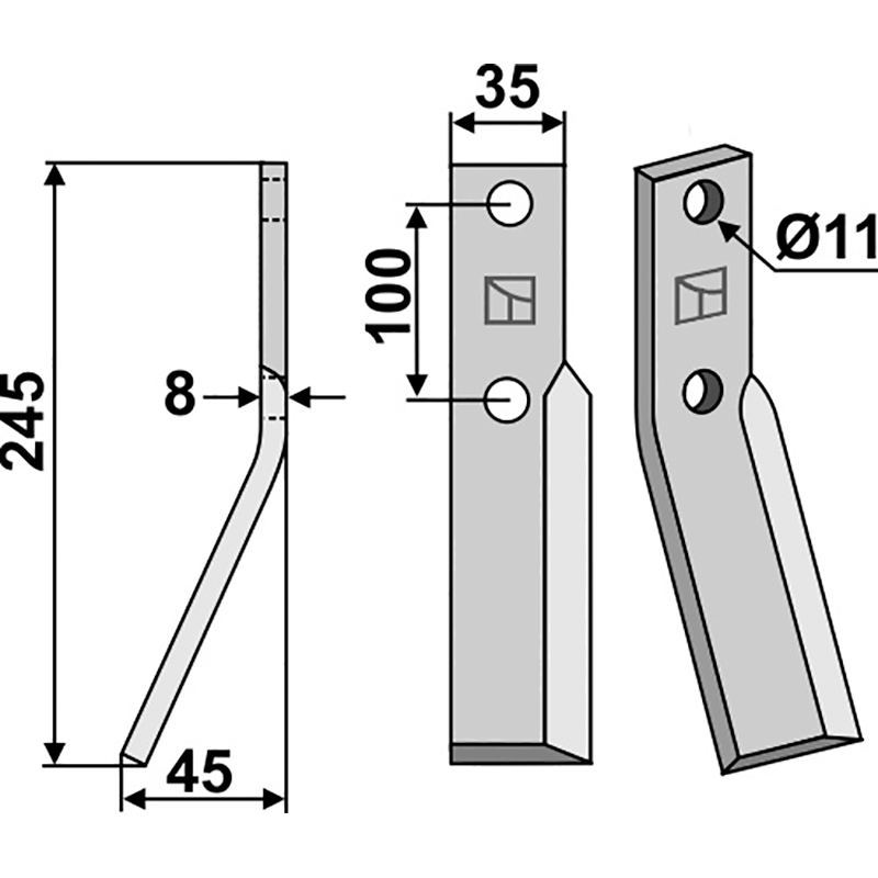 Berti|Simon Rotorzinken, linke Ausführung IHOF IND-06L