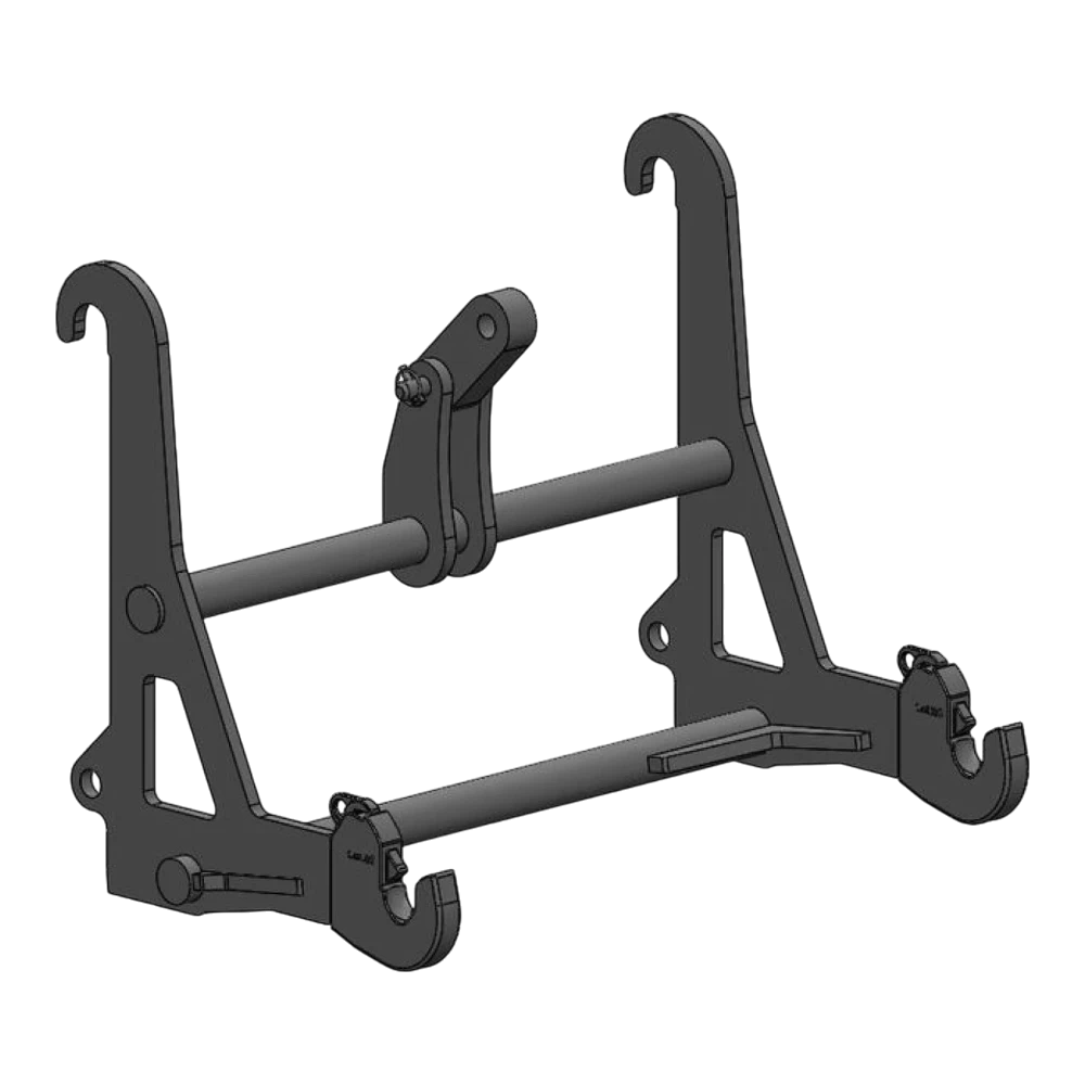 Adapterrahmen JCB Q-Fit auf 3-Punkt KAT 3 – Produktbild 1 Adapterrahmen JCB Q-Fit auf 3-Punkt KAT 3 – Adapteransicht 1