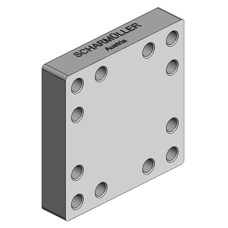 Traktorentechnik Anhängetechnik Scharmüller Anschweißplatte #00.645.13.2 Traktorentechnik Anhängetechnik Scharmüller Anschweißplatte #00.645.13.2