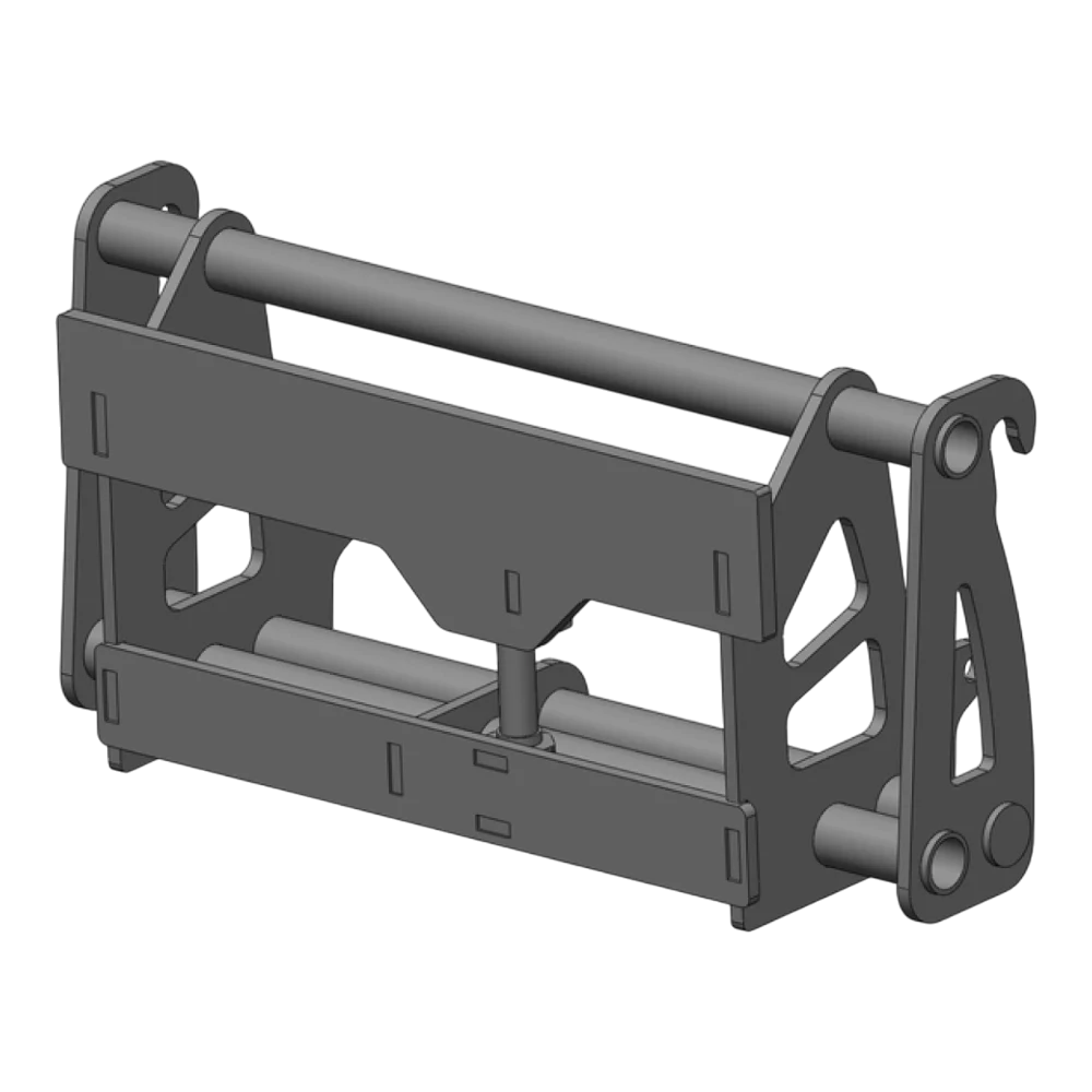 Adapterrahmen Euro auf Weidemann 910-912-917 – Adapteransicht 1