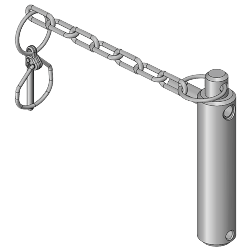 Ersatzteil Scharmüller Verriegelungsbolzen m. Kette Ø25x108 #00.442.463.0